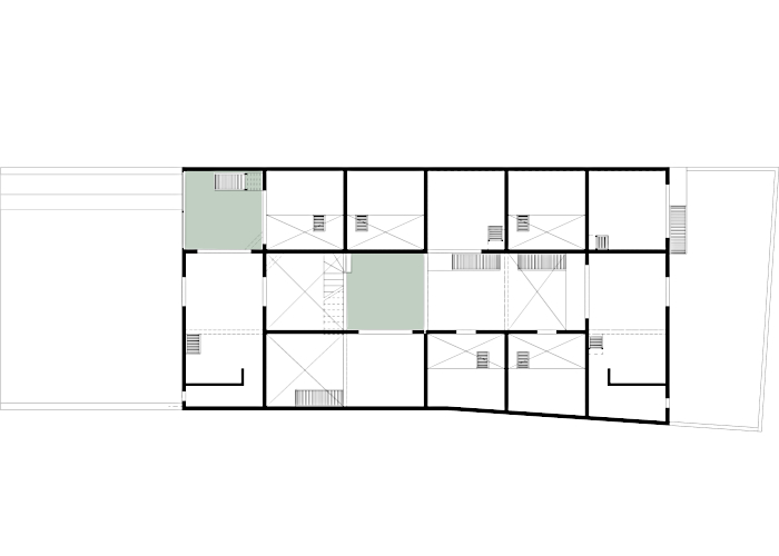 Espacios. Vivienda colectiva Centro Mty